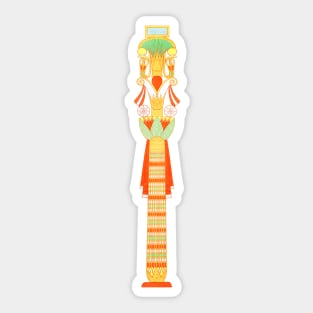 Egyptian Pillar from Owen Jones's Grammer of Ornament Sticker